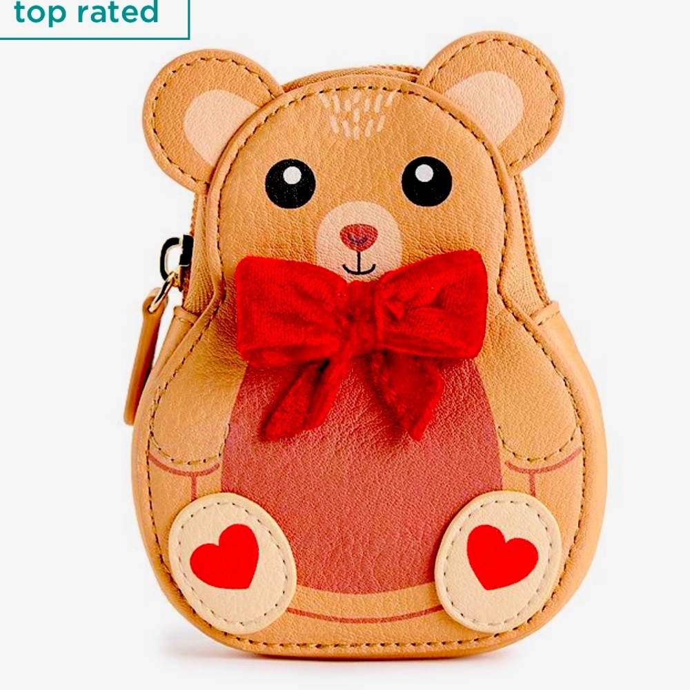 LC LAUREN CONRAD BEAR COIN POUCH
